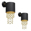 Milagro Kinkiet ALMERIA BLACK/GOLD 1xE27 MLP6438 CZARNY / ZŁOTY