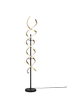 Lampa podłogowa Trio 441810208 złoty