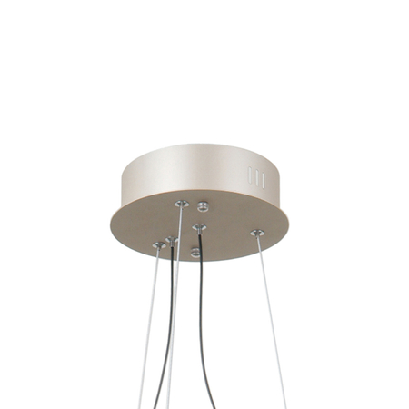 Lampa wisząca Italux Horna PND-34386-1-CH-CL Szampański