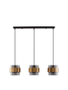 Lampa wisząca Luces Exclusivas VIEJA czarny/złoty LE42625