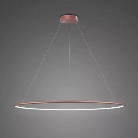 Lampa wisząca Ledowe Okręgi No.1 120cm 4k Różowe Złoto Dali