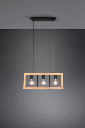Lampa wisząca Trio 313800332 drewniany