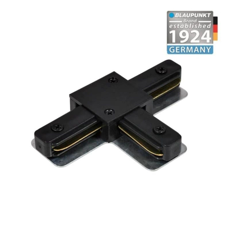 Konektor do szyn 1-fazowych T czarny Blaupunkt KT1B 