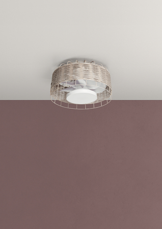 Wentylator MARA biały Ø61 DC 30W LED 24W CCT zmienna barwa , pilot