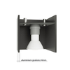 Sollux Lighting Kinkiet PIXAR czarny SL.0397