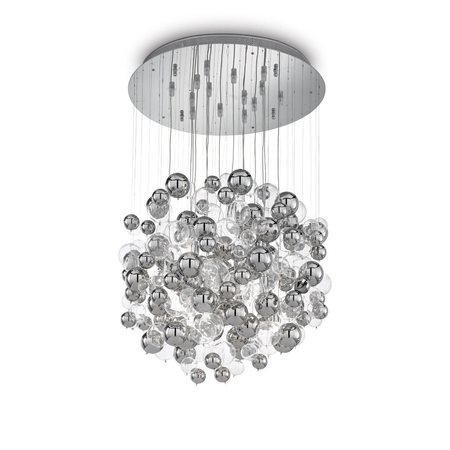 Lampa wisząca Ideal Lux 093024 Bollicine SP14 Cromo