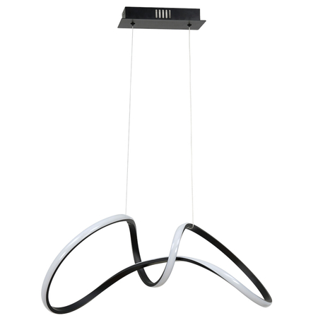 Milagro Lampa wisząca TESORO BLACK 48W LED ML7951 CZARNY