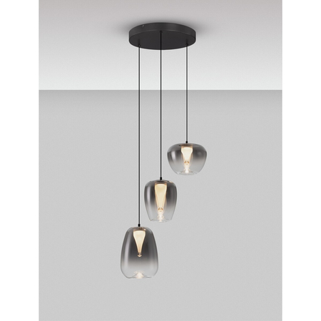 Lampa wisząca Luces Exclusivas JAREVIA LE45122 szary i odcienie szarości