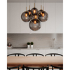 Lampa wisząca By Rydens Laura Ø53 cm czarna/szara 4202390-4002