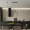 Sollux Lighting Lampa wisząca SULA 1 naturalne drewno SL.1100