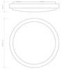Lampa sufitowa Astro Denia 1134001 Polerowany Chrom