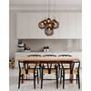 Lampa wisząca By Rydens Laura Ø53 cm czarna/szara 4202390-4002