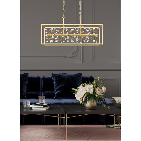 Lampa wisząca Zuma Line P0578-06C-V7V7 SPRING LAMPA WISZĄCA ZŁOTA/GOLD