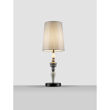 Lampa stołowa Luces Exclusivas LE44206 szary i odcienie szarości, brązowy i odcienie brązu