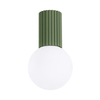 Sollux Lighting Plafon HALO zielony oliwkowy IP44 SL.1723