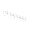 Lampa sufitowa LVM FOCUS LED 15W Nowodvorski 10150 czarny