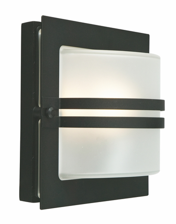 BERN 651 BLACK E27 LED 9W SATIN SHADE