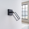 Sollux Lighting Kinkiet WINX czarny/chrom SL.1366