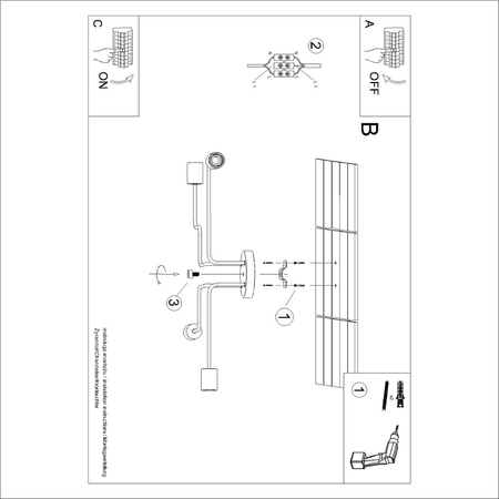 Sollux Lighting Żyrandol TIMBO 4 biały SL.1665