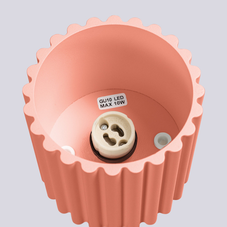 Sollux Lighting Plafon AURA 1 brzoskwiniowy GU10 SL.1824