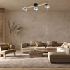 Lampa sufitowa SPLENDI 3 Emibig 1246/3 czarny/złoty