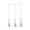 Lampa wisząca ARVI WHITE Kaja K-4526 biały/złoty