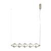 Lampa wisząca Italux Fuente PND-34395-5-HBR Złoty