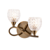 Kinkiet Endon Lighting Boyer BOYER-2WBAB-L mosiądz