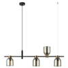 Lampa wisząca Italux Servio PND-66892-4-BK-AMB Czarny