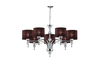 Lampa wisząca IMPRESS 7 Azzardo AZ2902 brązowy