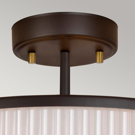 Lampa wisząca Elstead Lighting Corona czarny/mosiądz DL-CORONA-3P-BAB