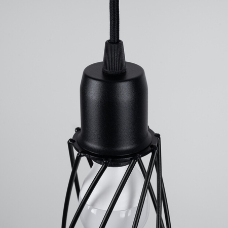Sollux Lighting Lampa wisząca SUBA 3P czarna SL.1166