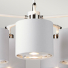 Żyrandol Elstead Lighting Balance biały/srebrny BALANCE5-WPN