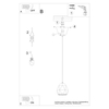 Sollux Lighting Lampa wisząca ceramiczna MINT SL.1251