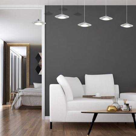 Milagro LAMPA WISZĄCA ELLIPSE 25W LED ML415 CHROM