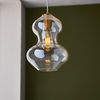 Lampa wisząca Endon Lighting Kelda Shaped 106681 mosiądz