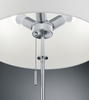 Lampa podłogowa Trio 409100307 srebrny