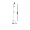 Lampa ogrodowa Luces Exclusivas CAZORIA LE75138 antracyt