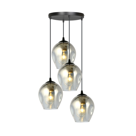 Lampa wisząca ISTAR 4 BL PREMIUM GRAFIT Emibig 680/4PREM czarny