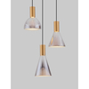 Lampa wisząca Luces Exclusivas SARDUNO LE45138 złoty i odcienie złota, szary i odcienie szarości