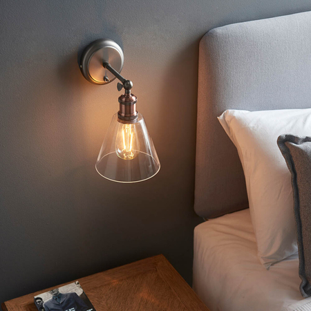 Kinkiet Endon Lighting Hal 92874 patyna