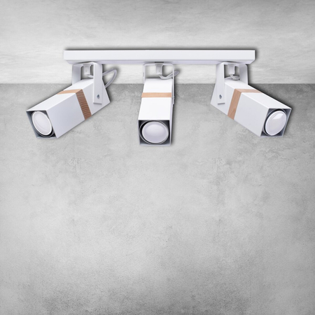 Milagro Lampa sufitowa Vidar 3xGU10 Biały MLP5407 BIAŁY