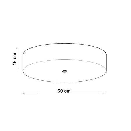 Sollux Lighting Plafon SOLE czarny LED SL.1212