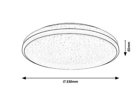 Lampa łazienkowa Rabalux Slava 3054 czarny