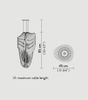 Lampa wisząca Slamp AVIA S - WHITE FADE S AVISS00WHF01T00000EU biały