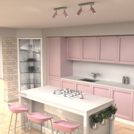 Milagro Lampa sufitowa Preston 2x mini GU10 Różowy/Biały MLP7627 RÓŻOWY / BIAŁY