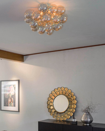 Lampa sufitowa By Rydens Gross 4202240-5503 50cm bursztynowy