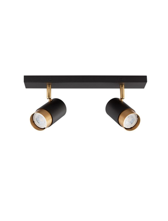 Reflektor Luces Exclusivas CAYES czarny/złoty LE42613
