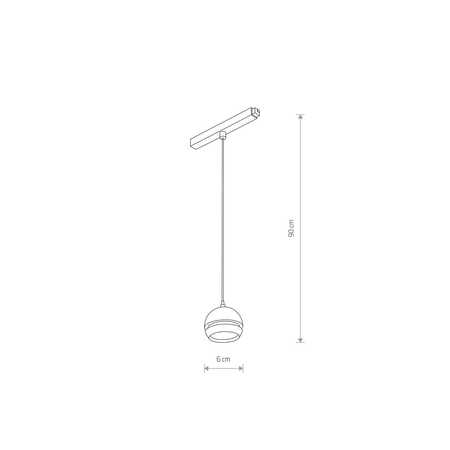 Lampa sufitowa LVM SLOT LED 5W 4000K Nowodvorski 10653 czarny