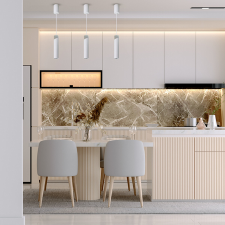 Milagro NEO WHITE CHROME LAMPA WISZĄCA 1xGU10 ML0291 BIAŁY + CHROM